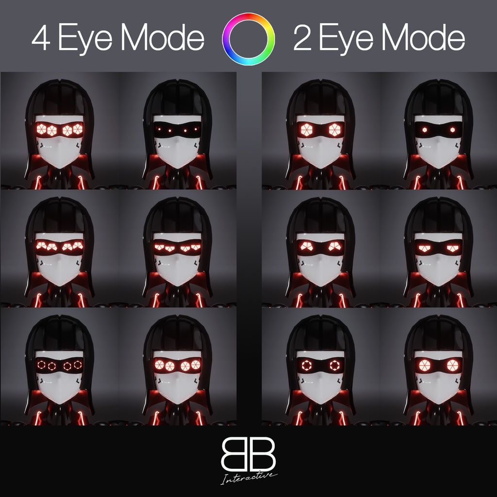 [Original 3D Model] BBEight Evo for VRChat - Battle Bunny Mods - 5/5