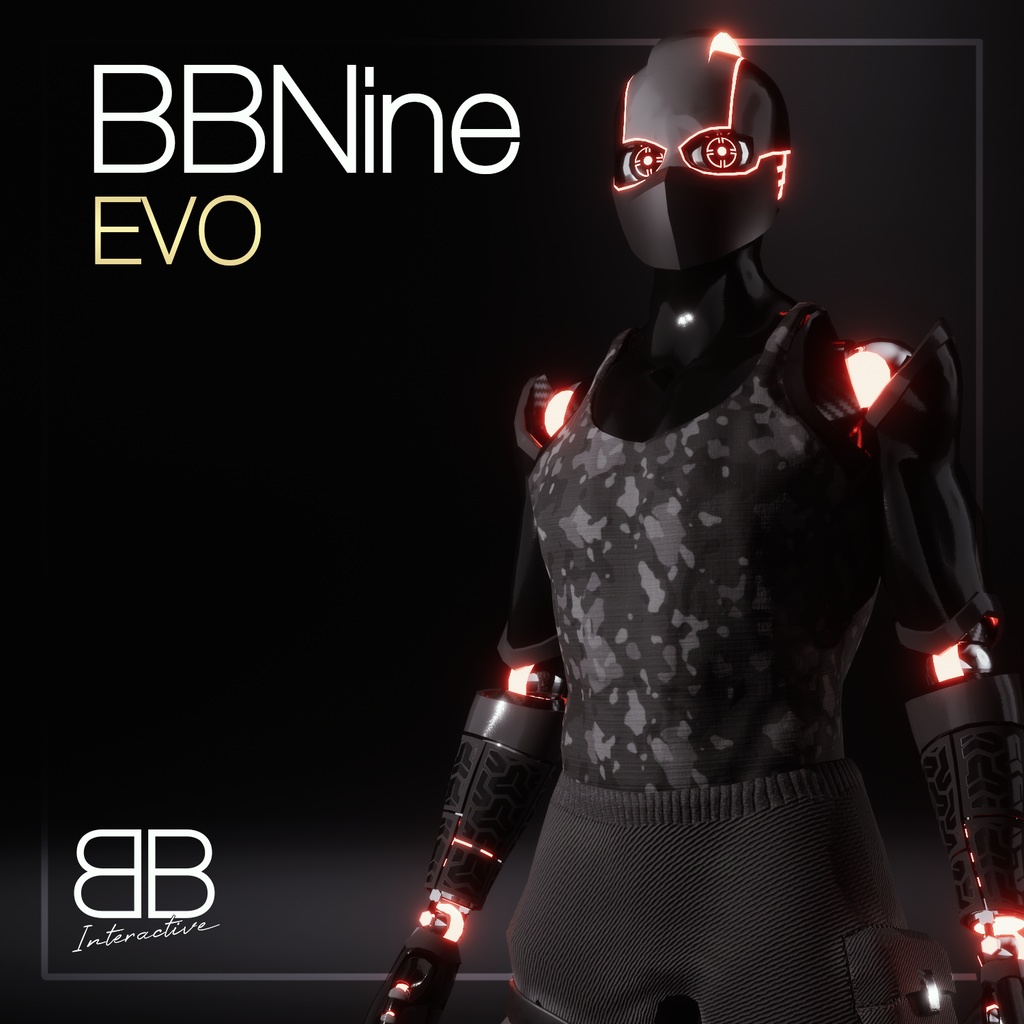[Original 3D Model] BBNine Evo for VRChat