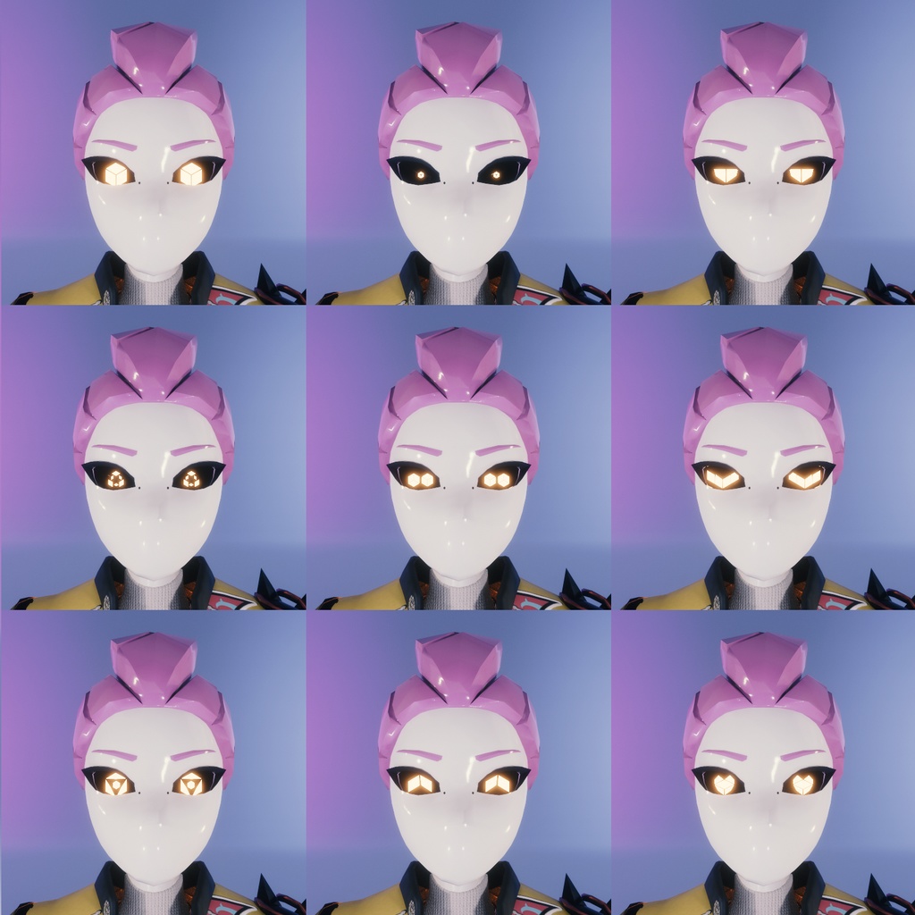 [Original 3D Model] RIOT RUMI for VRChat [PC/ QUEST] - Battle Bunny Mods - 5/5