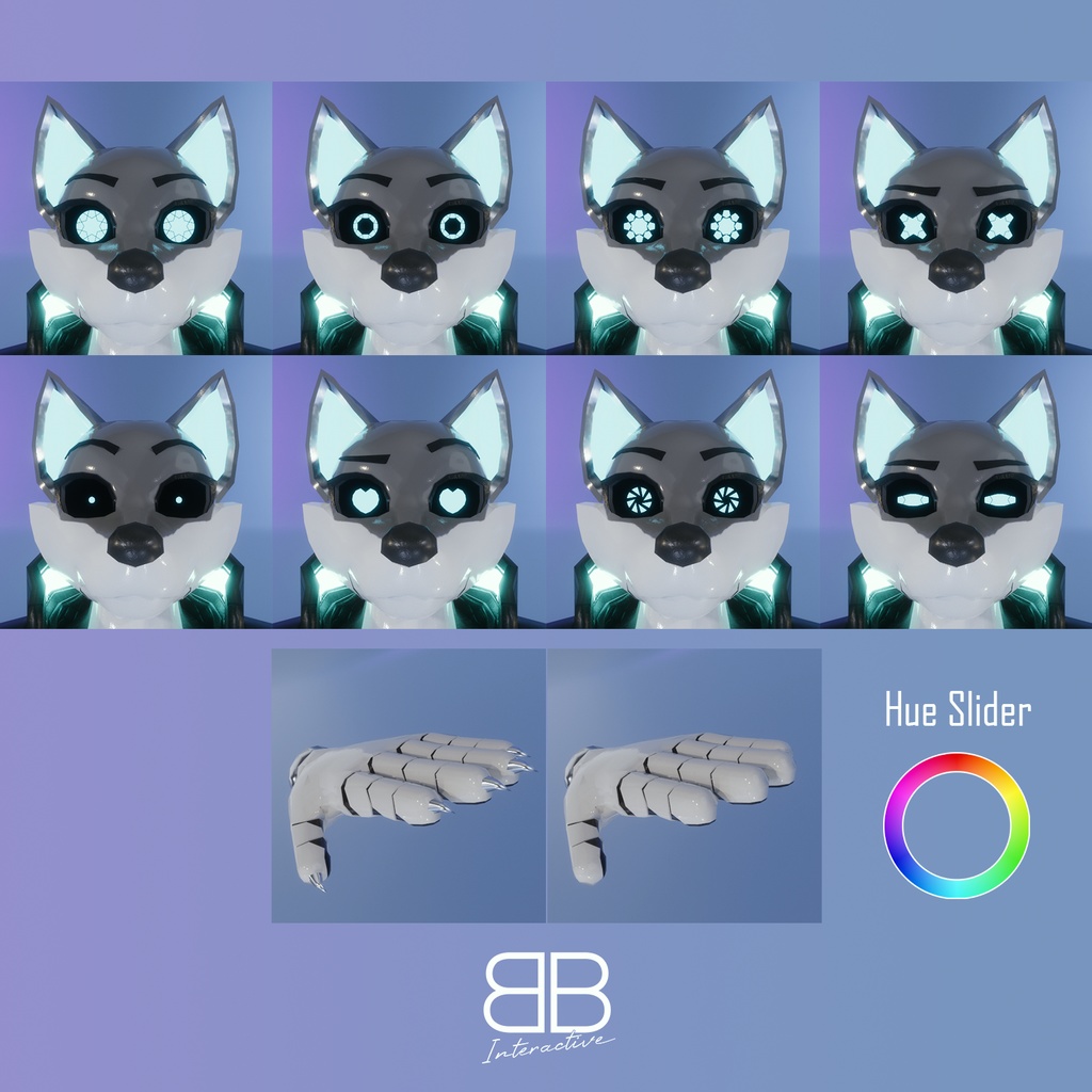 [Original 3D Model] RE: KEMONO Avatars + Base Models for VRChat [PC/ QUEST] - Battle Bunny Mods - 5/5
