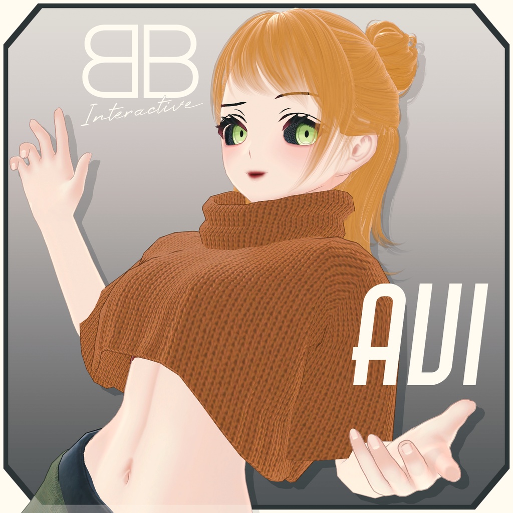 [Original 3D Model] AVI Android girl for VRChat