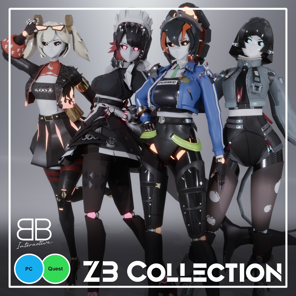 [Original 3D Model] Z3 Quest Collection for VRChat