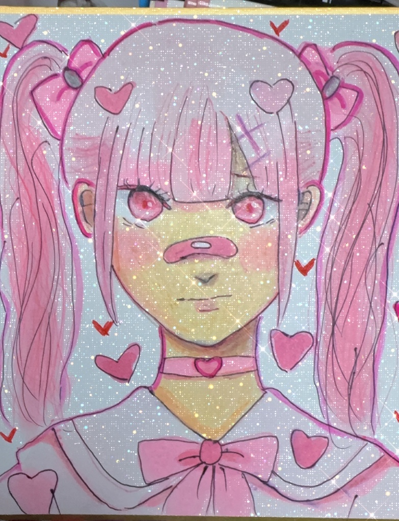 地雷系女子イラスト