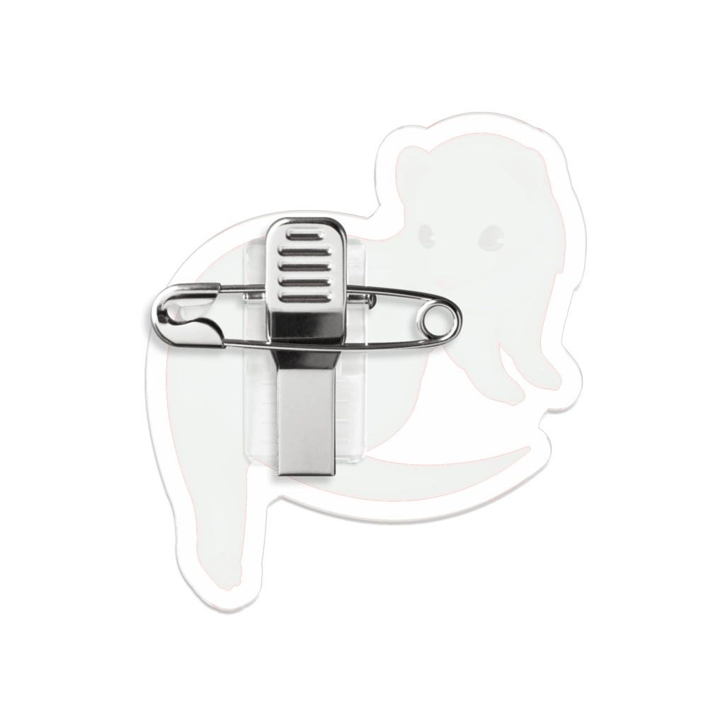 フェレットのおちりアクリルバッジ《おちりーず》