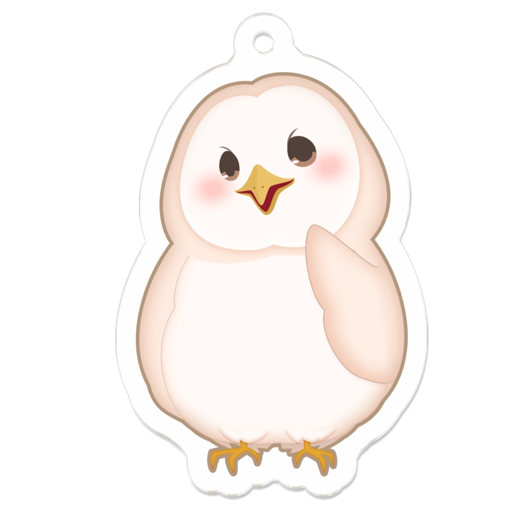 ふくろうのアクキー(めんふくろうさん)