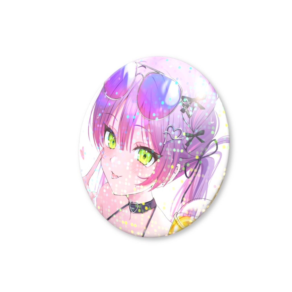 ホログラム缶バッジ