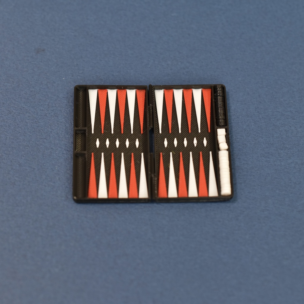 1/12 ミニチュア バックギャモン  Miniature Backgammon Set