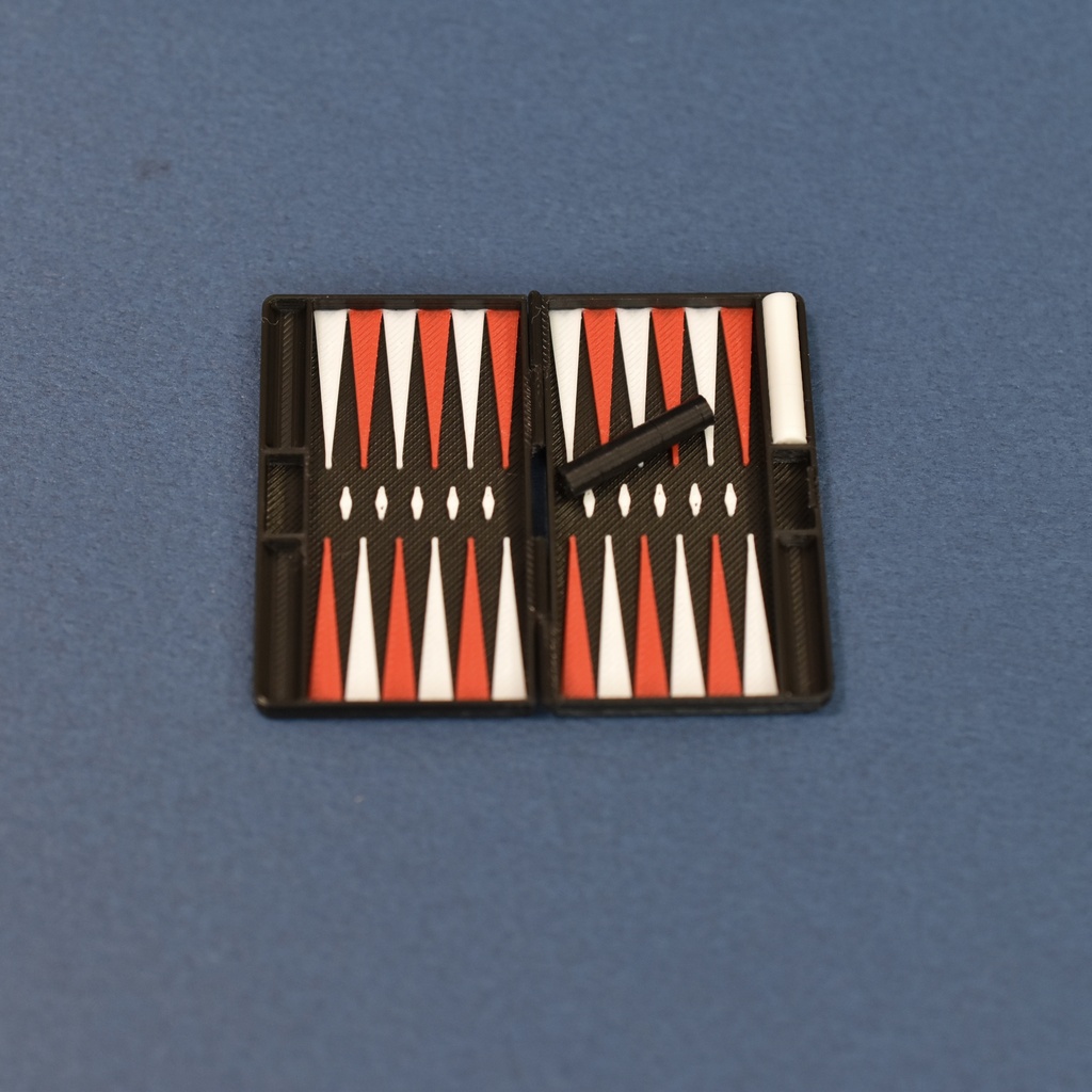 1/12 ミニチュア バックギャモン  Miniature Backgammon Set