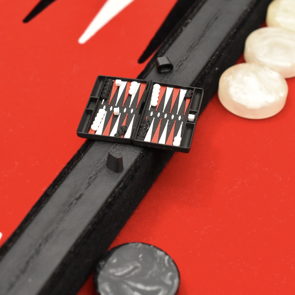 1/12 ミニチュア バックギャモン  Miniature Backgammon Set