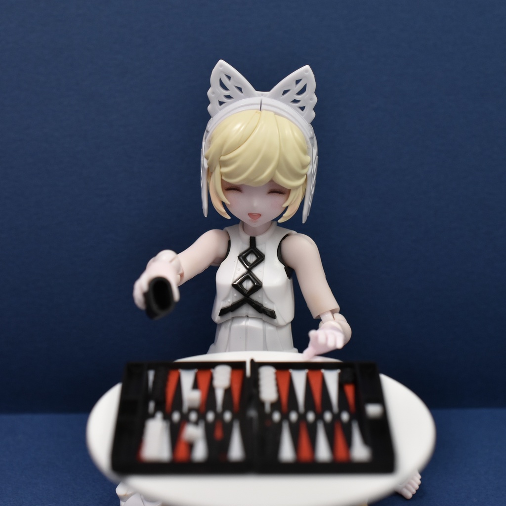 1/12 ミニチュア バックギャモン  Miniature Backgammon Set