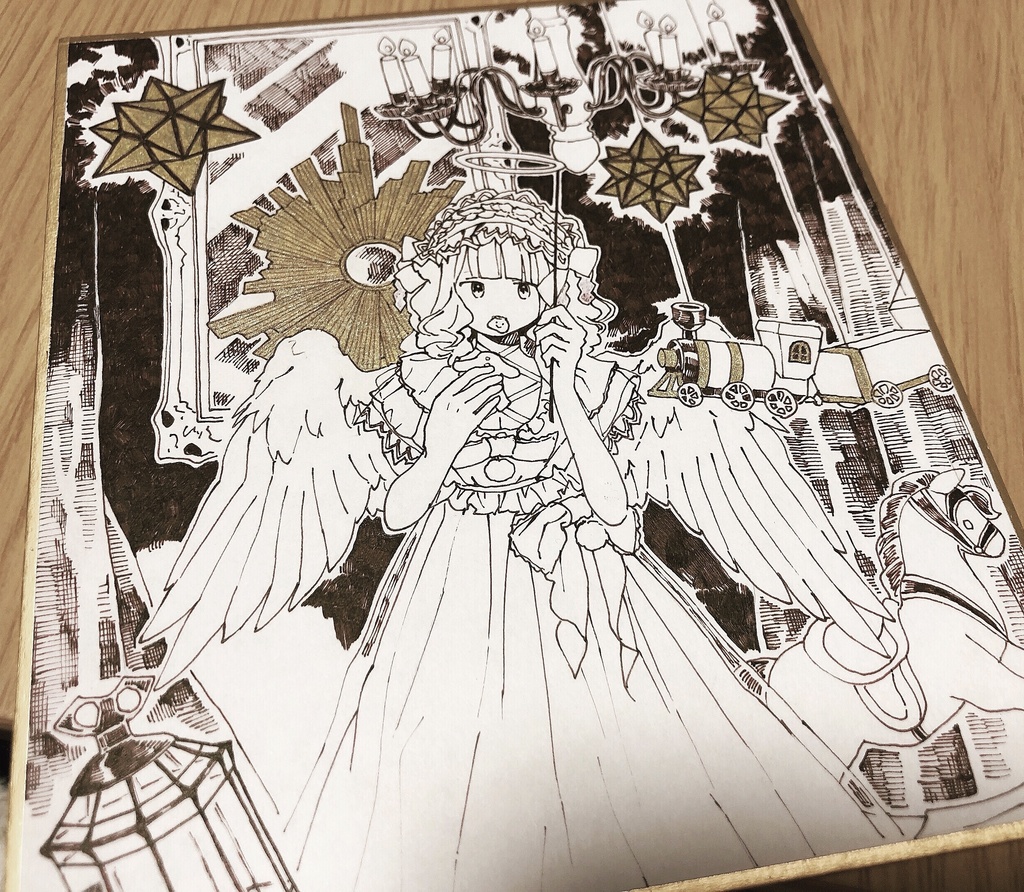 ◇聖夜の森◇手描きイラスト Drawing day 4 Witch's Revenge #DRCL#BramStoker