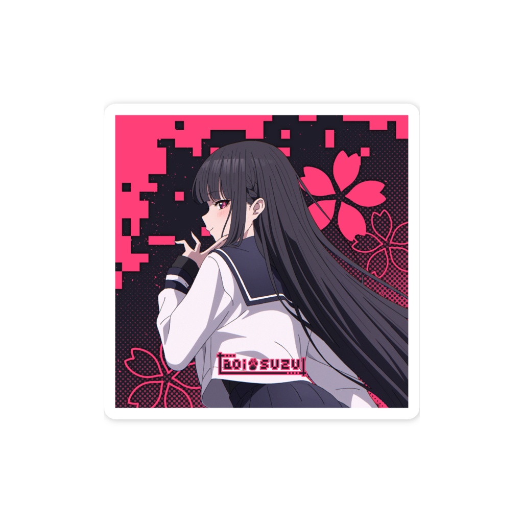 冬華ちゃんスマホステッカー②