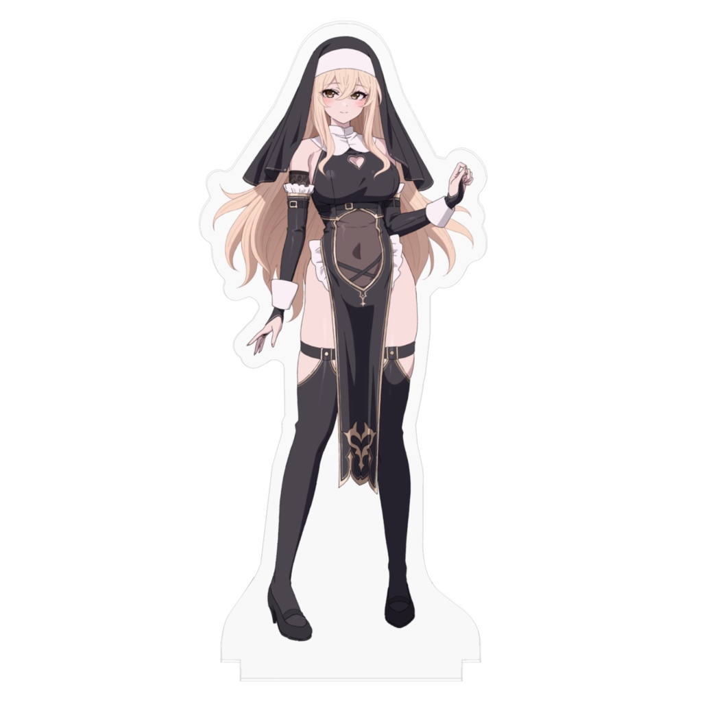 シスターさんのアクリルフィギュア