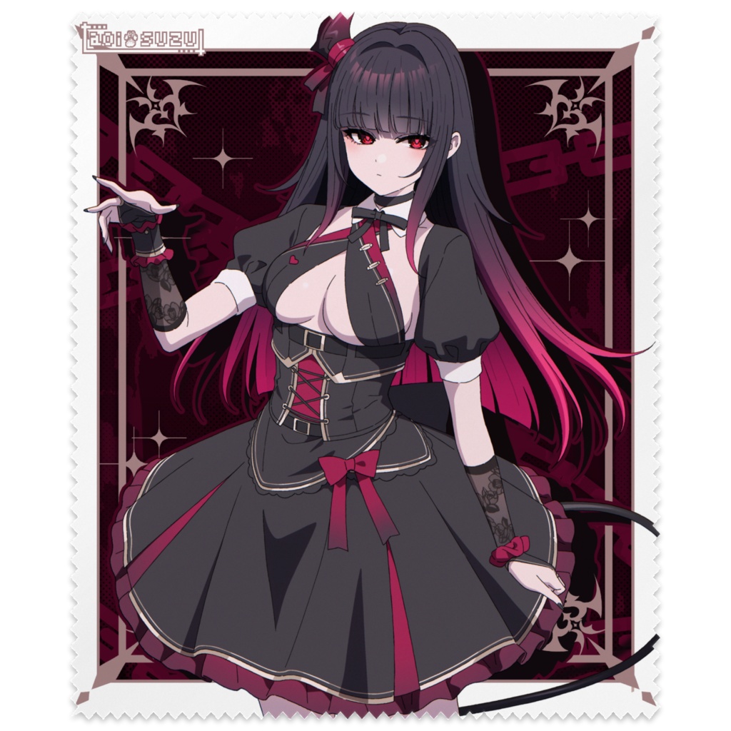 悪魔ちゃんの眼鏡拭き