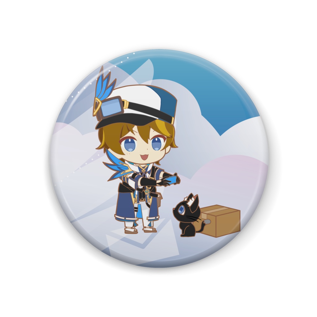 希望届ミニキャラ 缶バッジ (57mm)ver.1