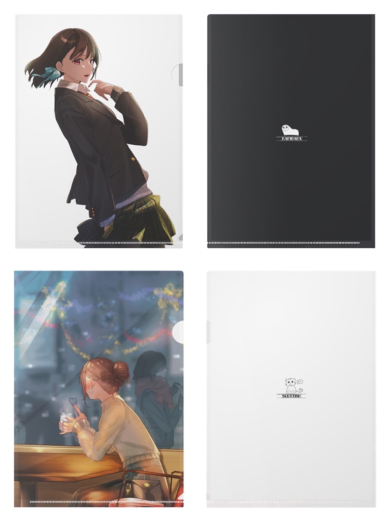 オリジナルA4クリアファイル(全4種)