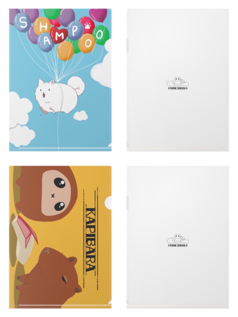 オリジナルA4クリアファイル(全4種)