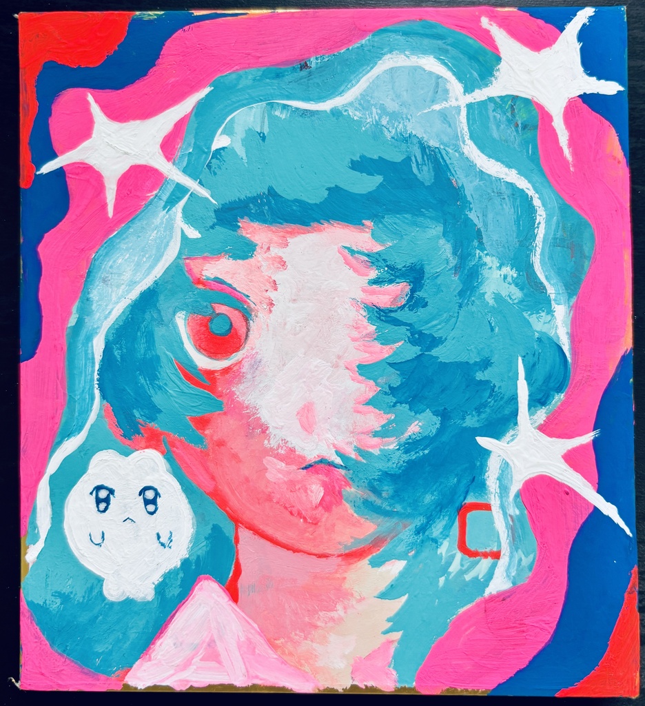 原画色紙  BLUE
