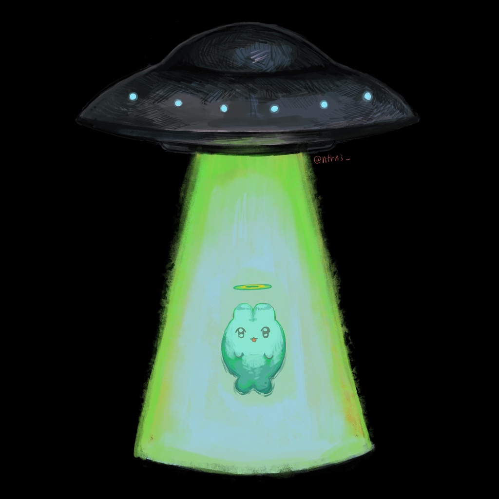 ホロキラキラアクリルキーホルダー UFO
