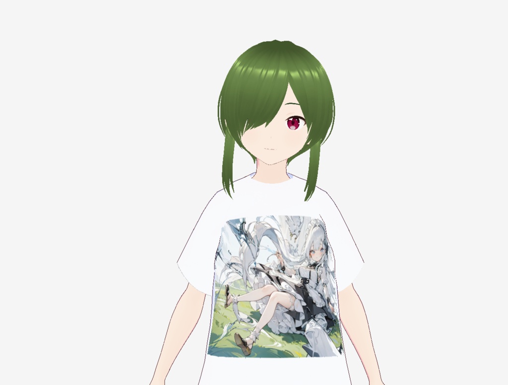 VRoid正式版対応AIイラストTシャツ有料版01