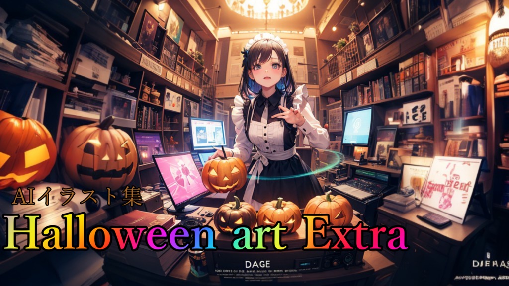Halloween art Extra(AIイラストCG集)