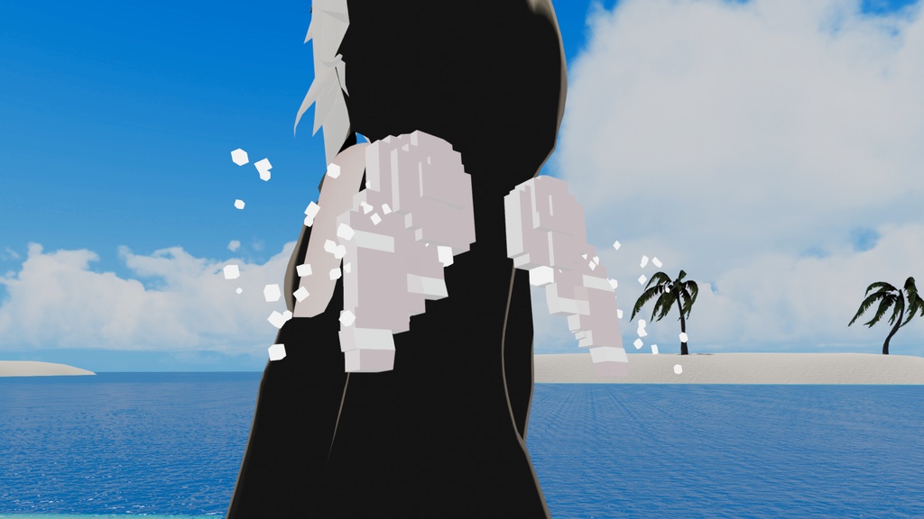 ボクセル調天使の羽(Angel wings)