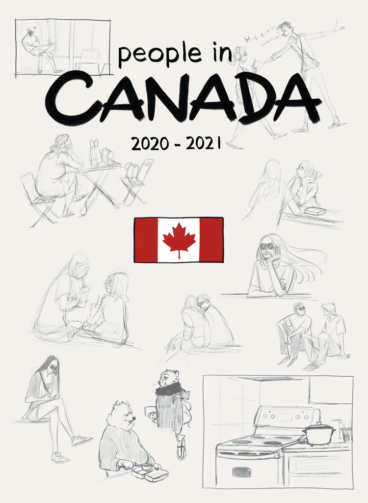 【PDFデータ】People in Canada （カフェスケッチまとめ本）