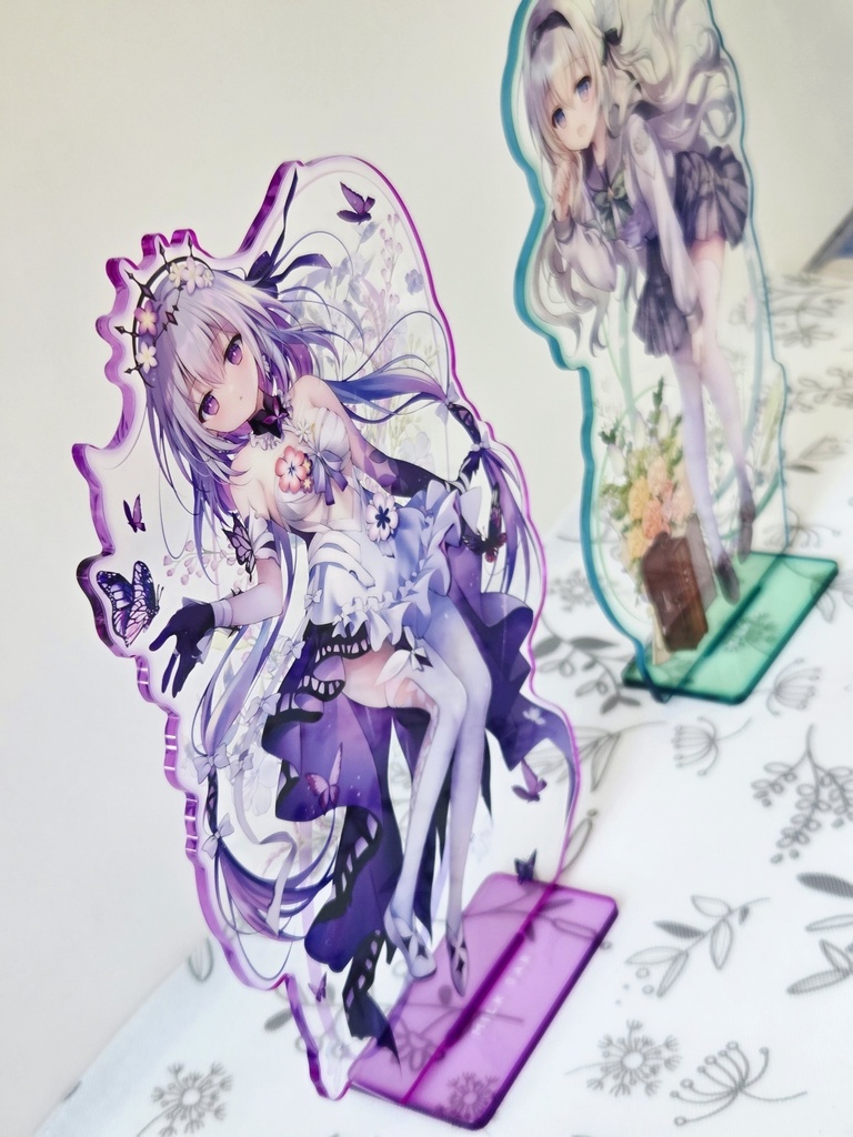 エッジカラーアクリルスタンド【縁染めアクスタ】