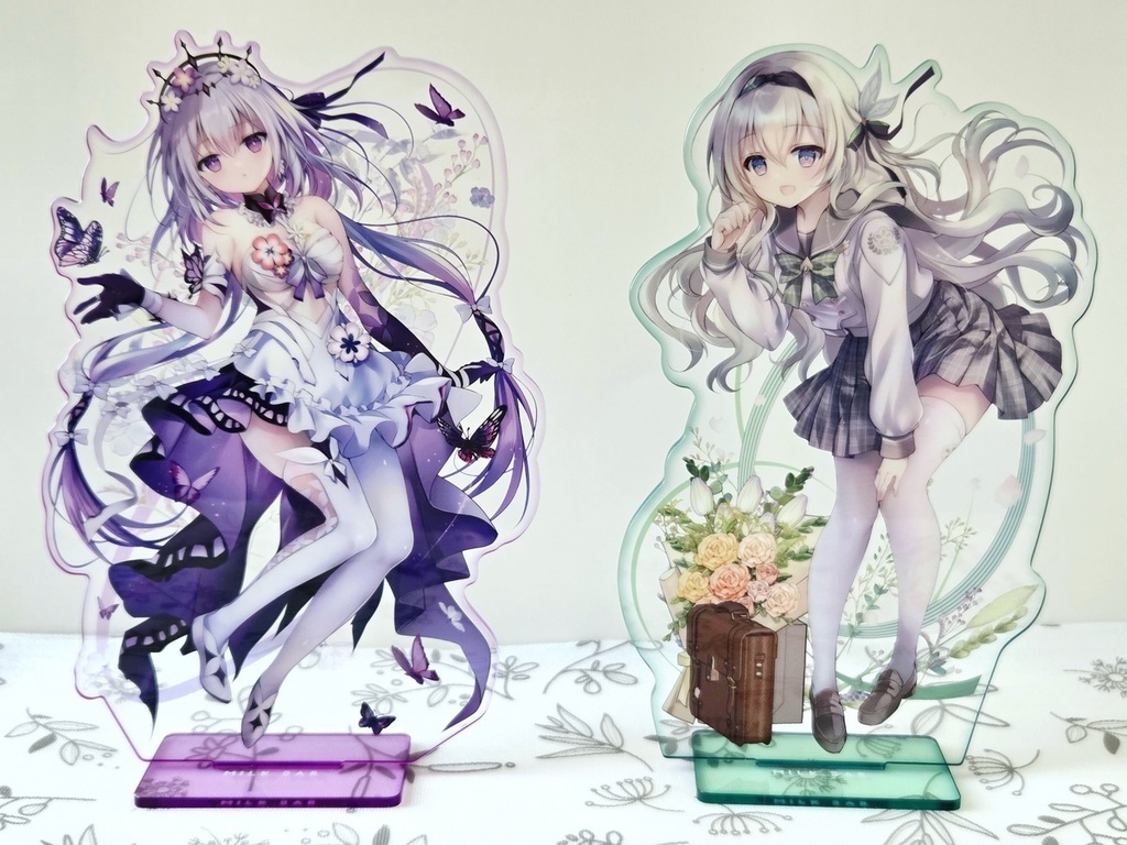 エッジカラーアクリルスタンド【縁染めアクスタ】