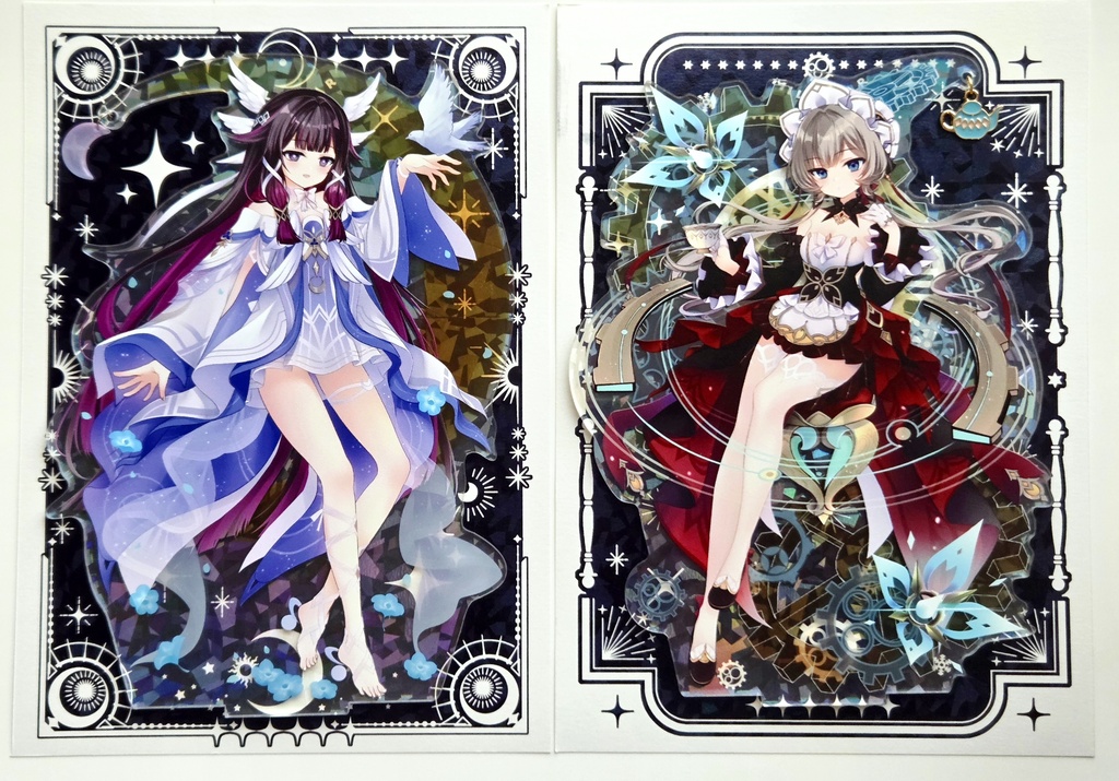 ゆらゆらチャーム付きホログラムアクスタ