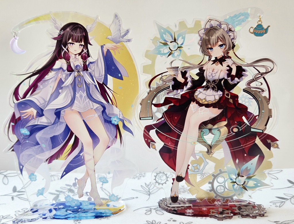 ゆらゆらチャーム付きホログラムアクスタ