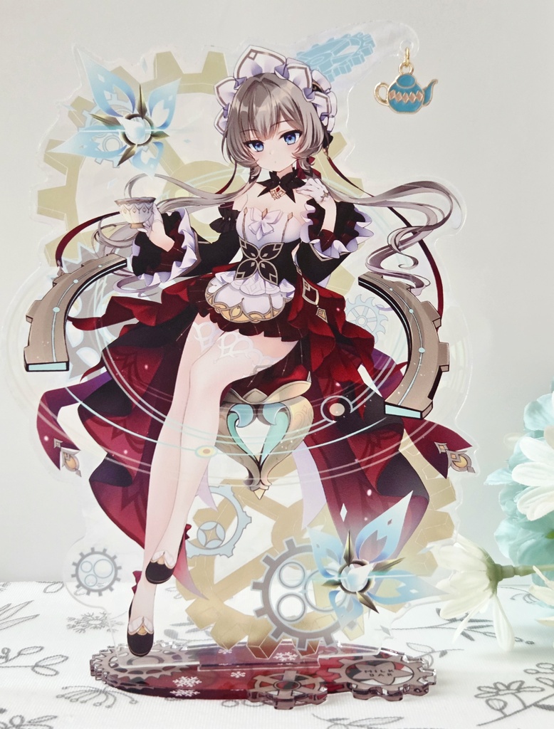 ゆらゆらチャーム付きホログラムアクスタ
