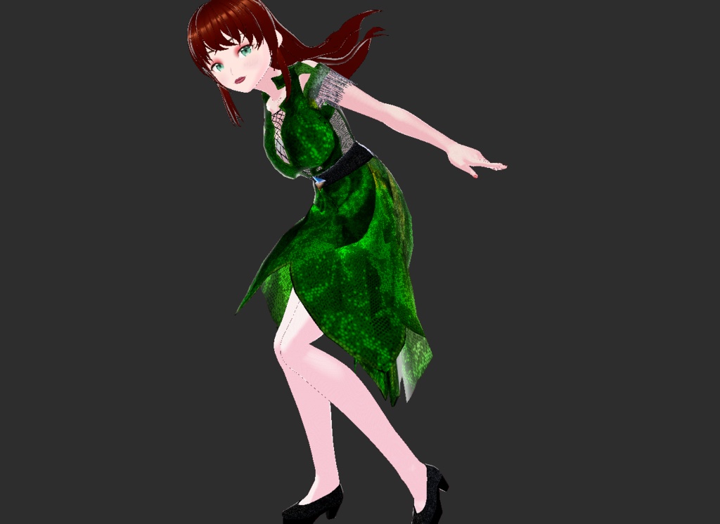 Green Sequin Dress