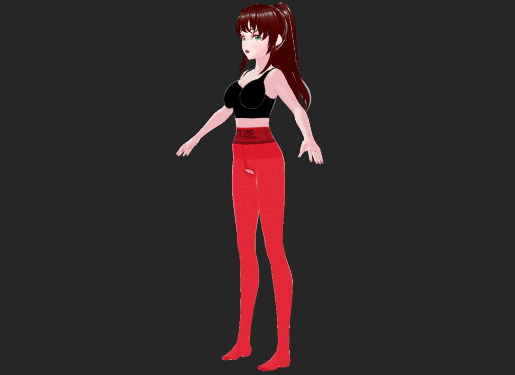 Elite Line Hosiery: TIGHTS: Alizarin Crimson