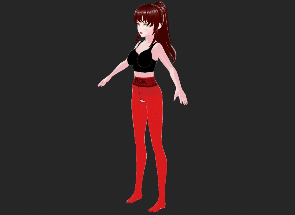 Elite Line Hosiery: TIGHTS: Bright Red