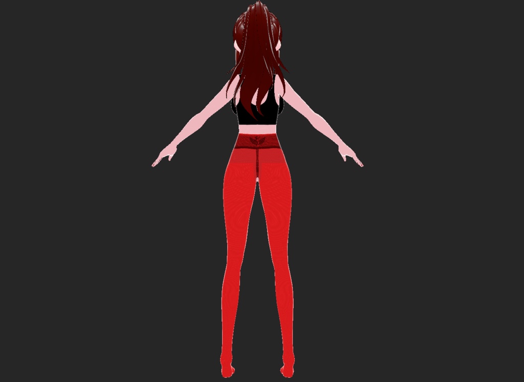 Elite Line Hosiery: TIGHTS: Bright Red