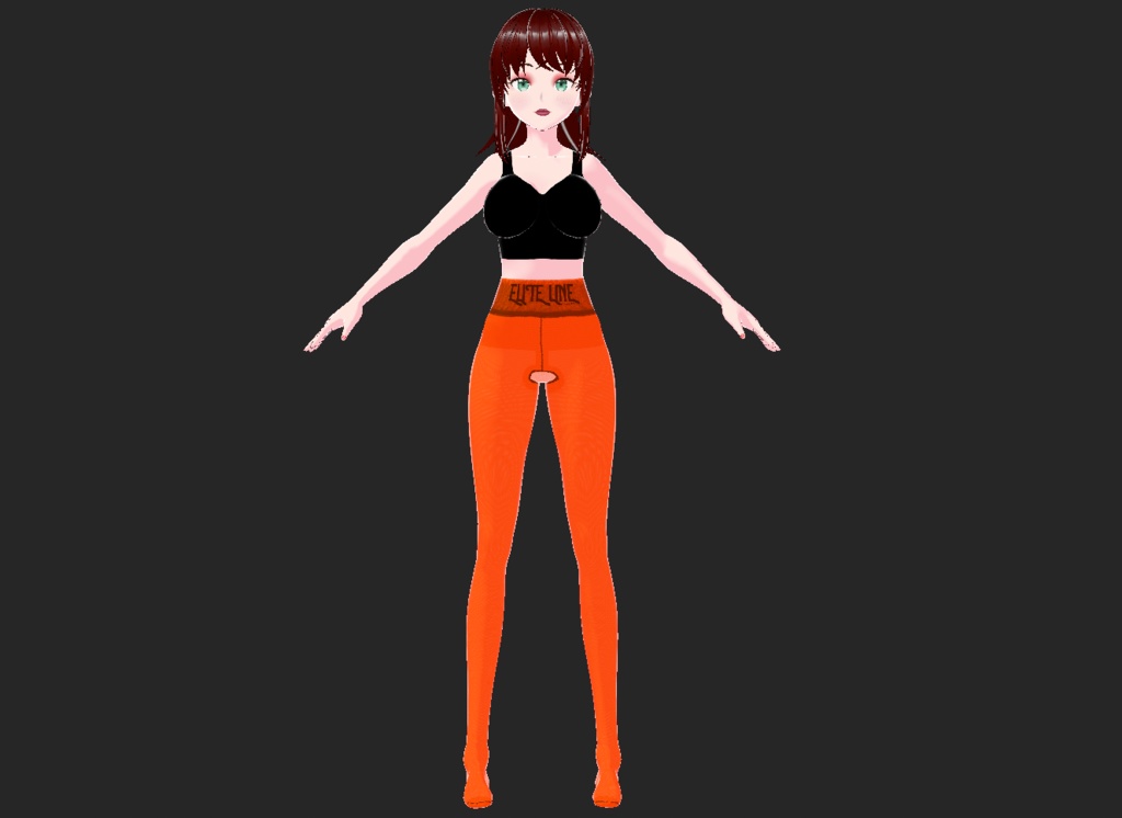  Elite Line Hosiery: TIGHTS: International Orange