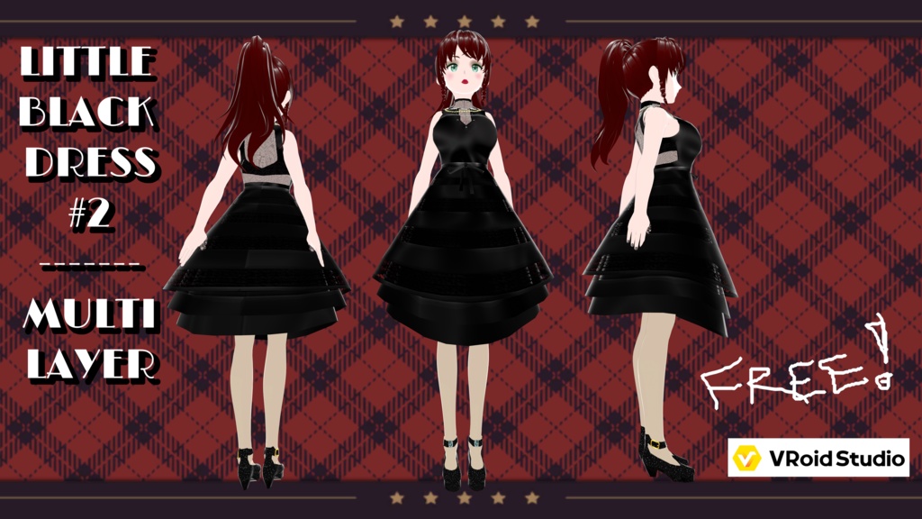 Little Black Dress #2 - Multi-Layer Dress - FREE!