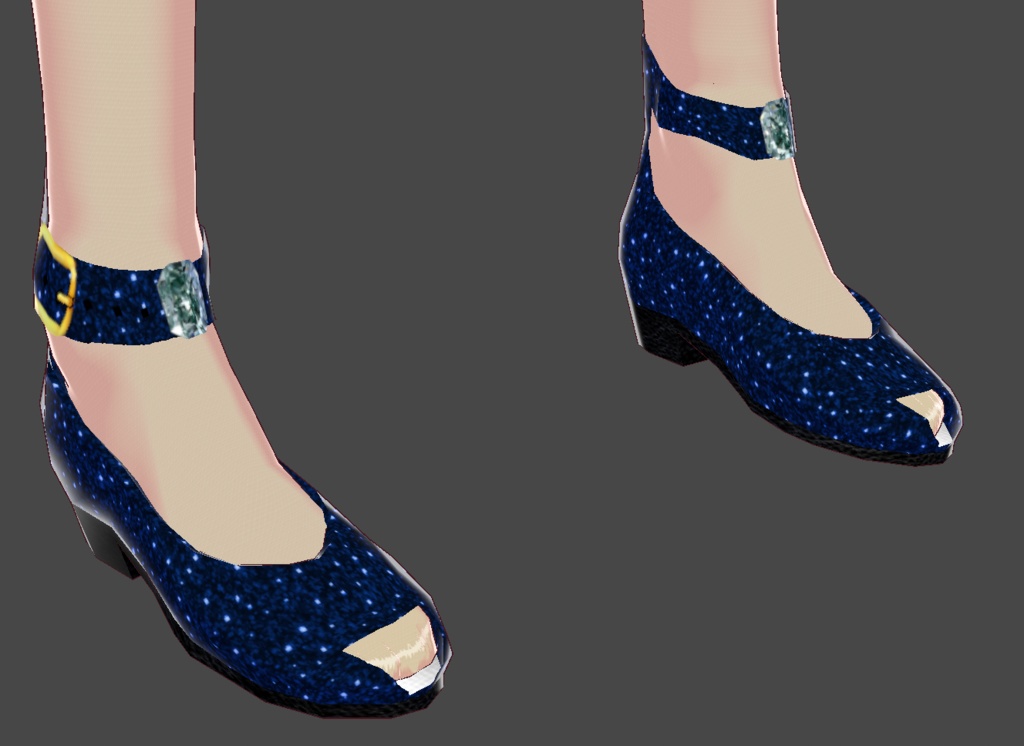 Glitter High Heels w/ Strap (Open Toe Shoes included) - 18 Shoes/ 9 Colors FREE!