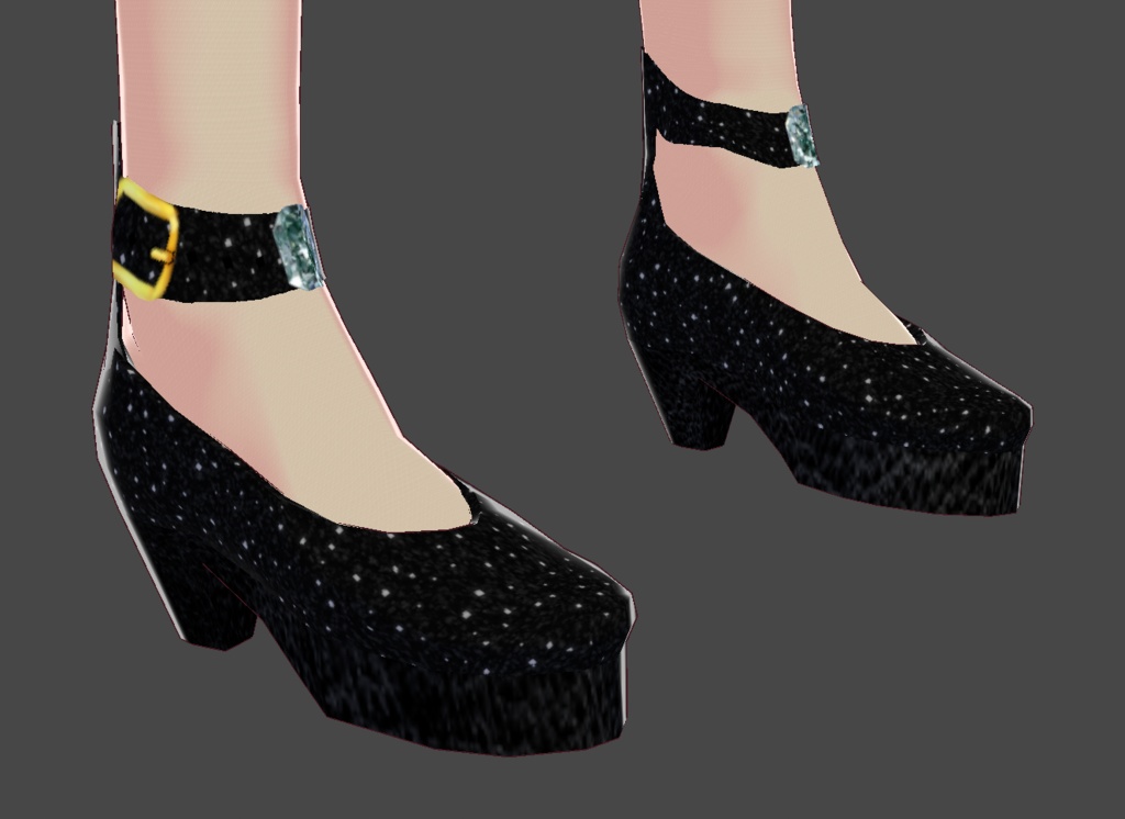 Glitter High Heels w/ Strap (Open Toe Shoes included) - 18 Shoes/ 9 Colors FREE!