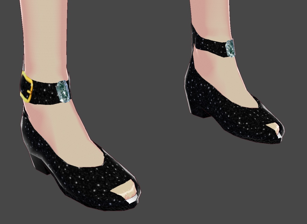 Glitter High Heels w/ Strap (Open Toe Shoes included) - 18 Shoes/ 9 Colors FREE!