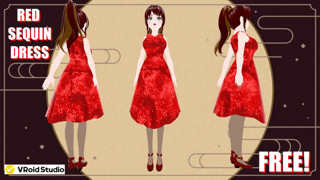 Red Sequin Dress - FREE!!!