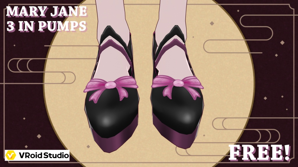 Mary Jane 3 In Pumps - FREE!