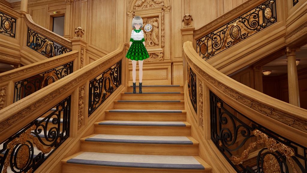 White & Green Dress w/ Green Bow - FREE!!!