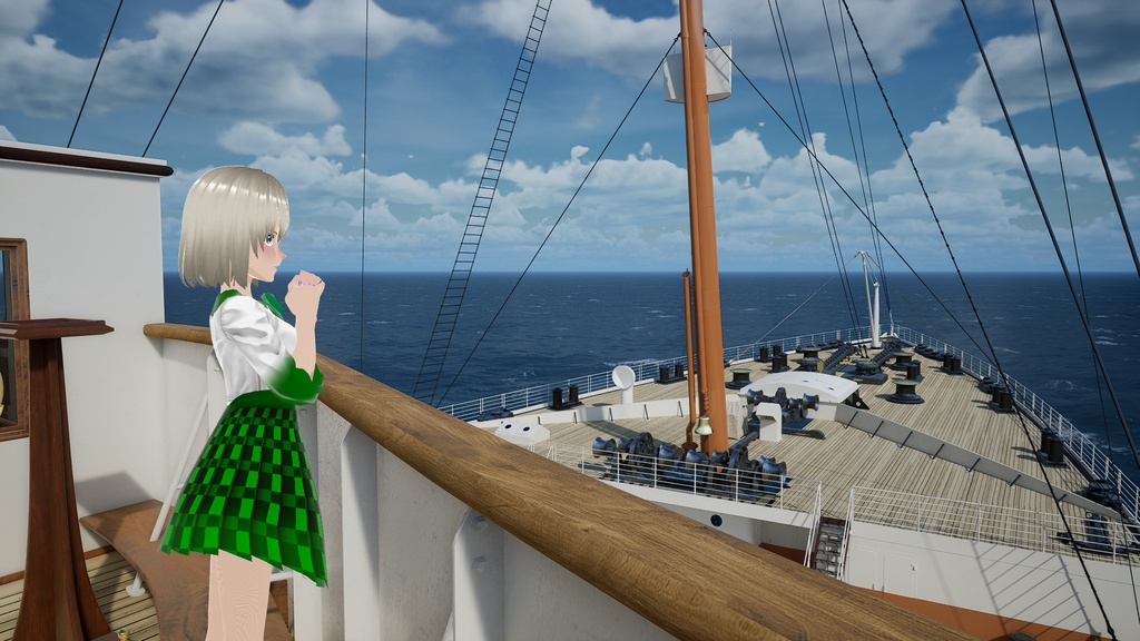 White & Green Dress w/ Green Bow - FREE!!!