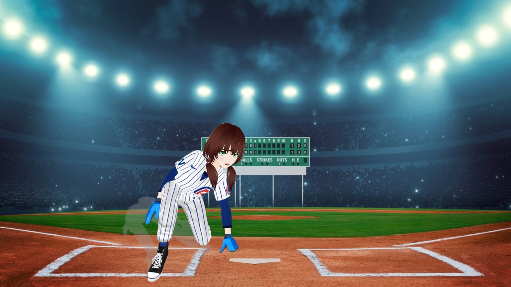 Chicago Cubs Baseball Uniform - Home Version - FREE!!!