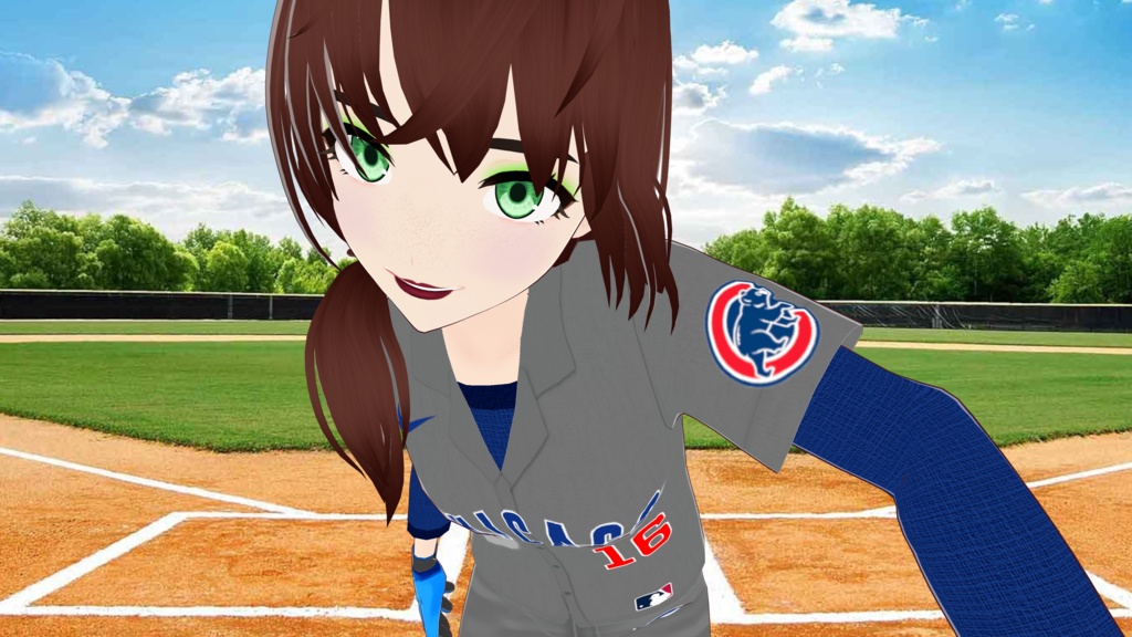 Chicago Cubs Baseball Uniform - Away Version - FREE!!!