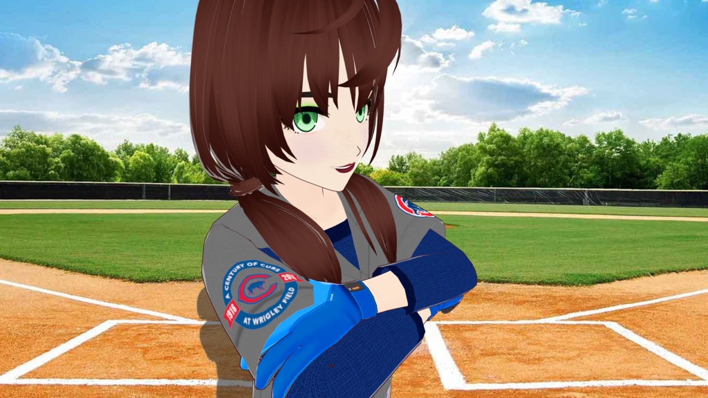 Chicago Cubs Baseball Uniform - Away Version - FREE!!!