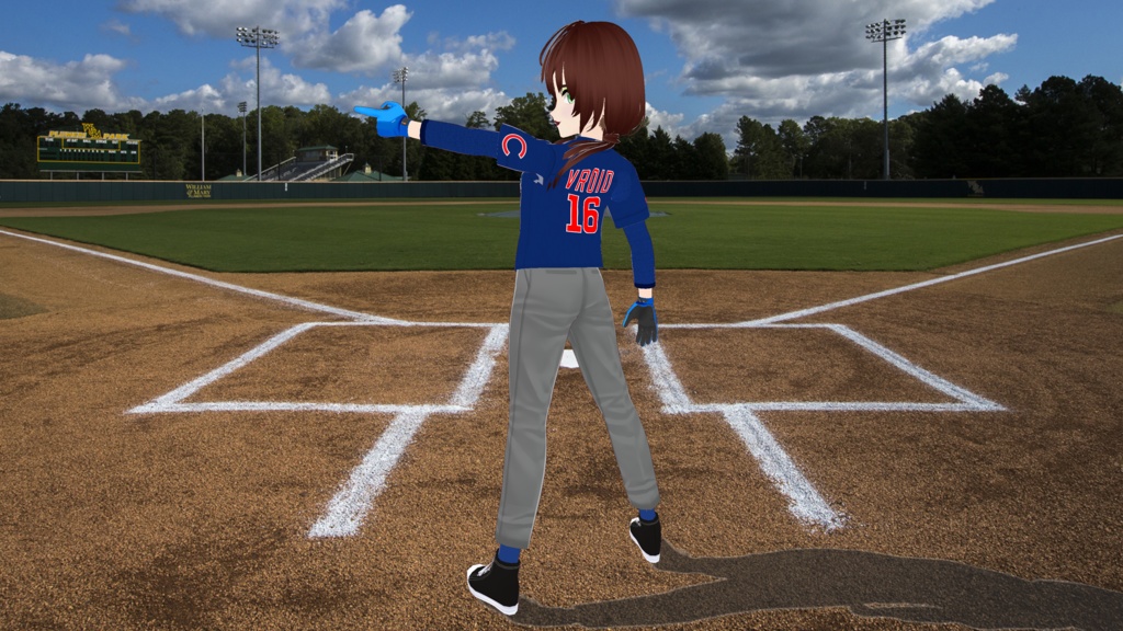 Chicago Cubs Baseball Uniform - Alternate Version - FREE!!!