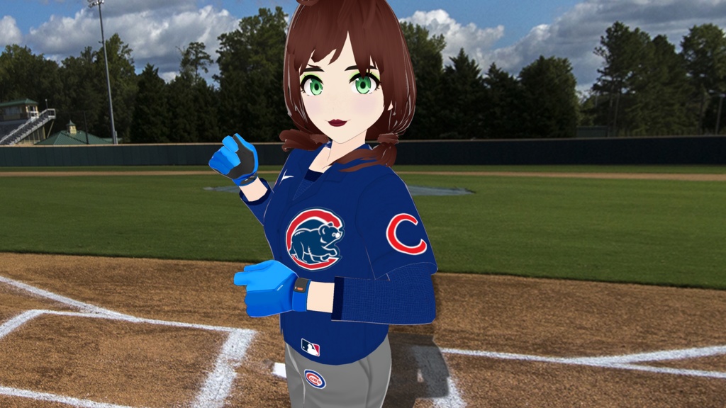 Chicago Cubs Baseball Uniform - Alternate Version - FREE!!!